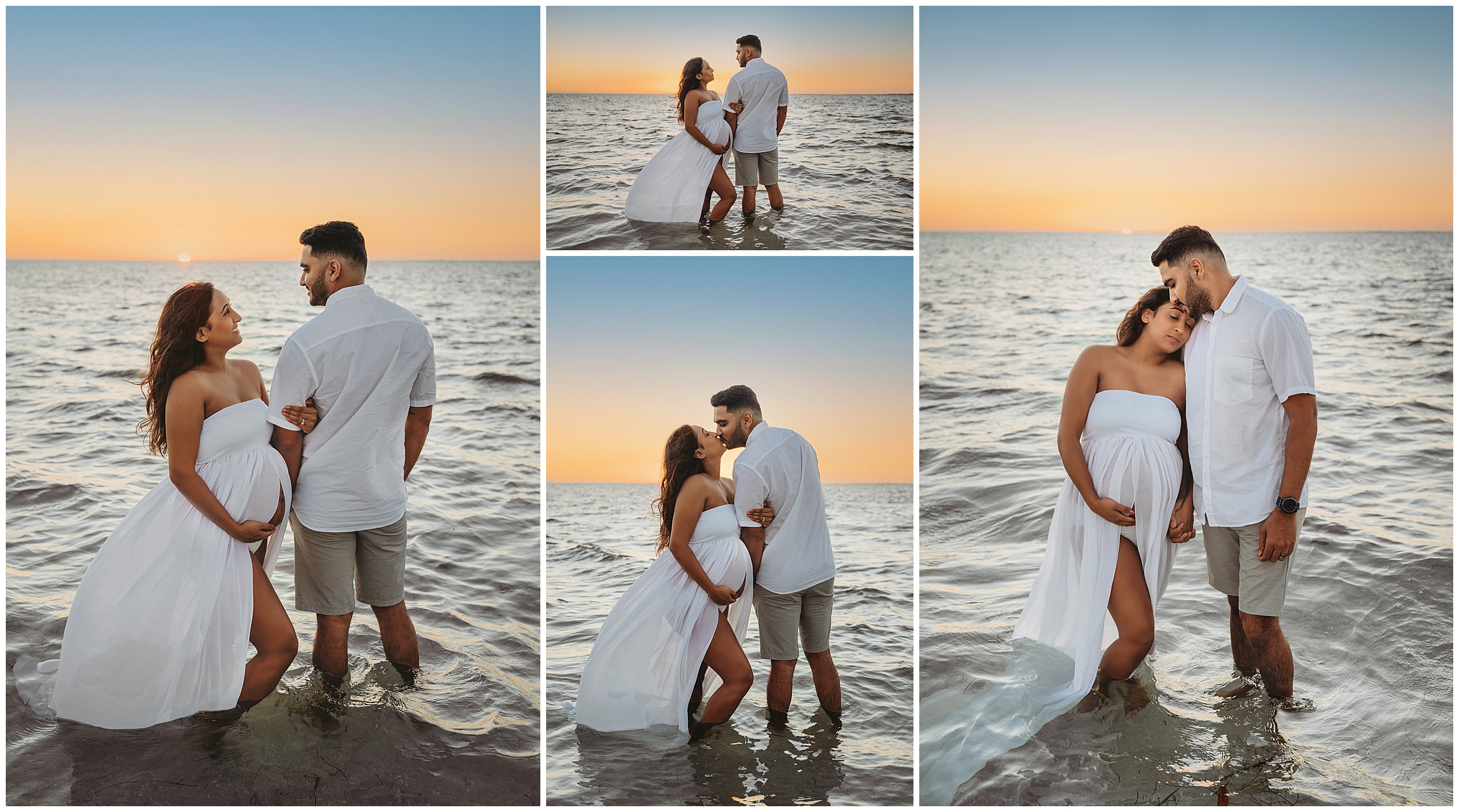 Tampa area beach maternity photographer