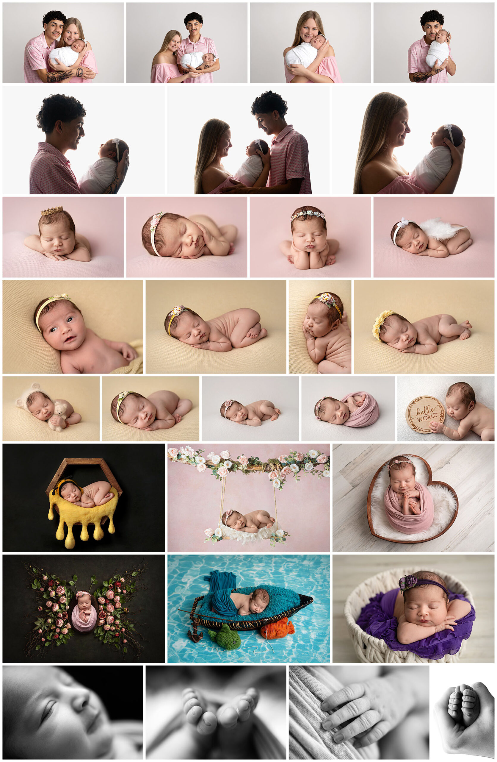 tampa newborn studio photography