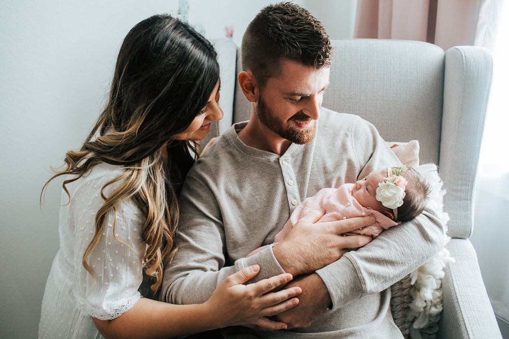 tampa and wesley chapel lifestyle in-home newborn photographer